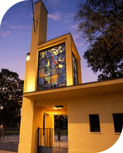 Fotografia da portaria principal do Parque da Água Branca